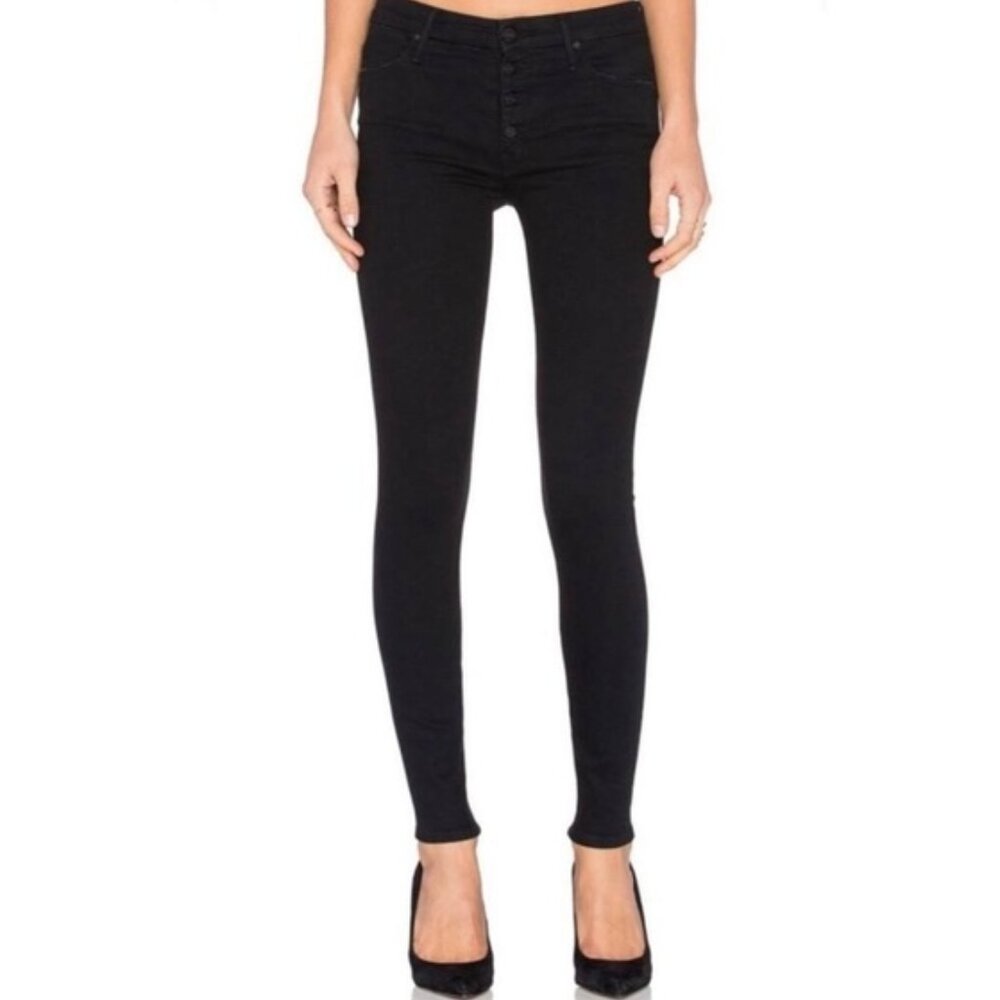 MOTHER black "The Pixie" skinny jeans size 26